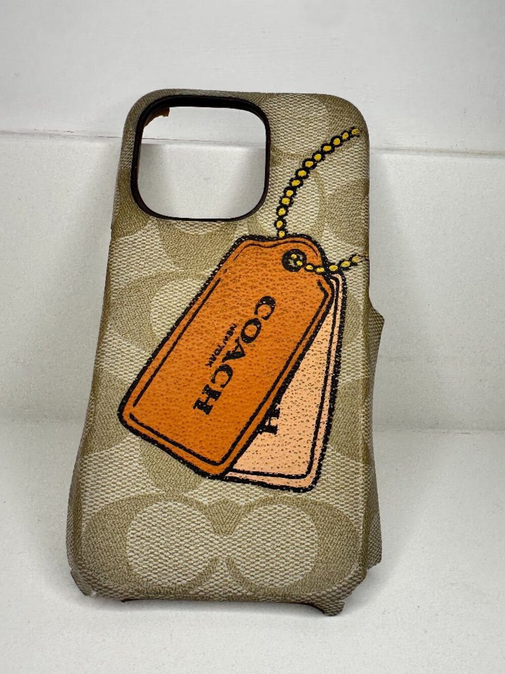 Coach iPhone 14 Pro Signature Case With Box AS IS